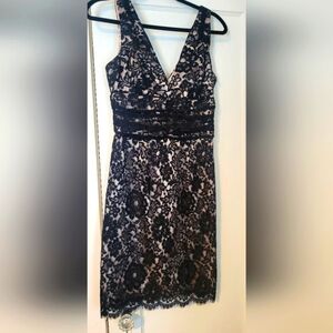 Black Lace Cocktail Dress